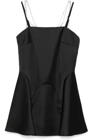 GCDS Vestido corto con efecto satinado