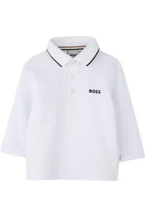 HUGO BOSS Playera tipo polo con logo estampado