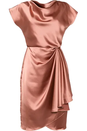 Amsale Vestido con efecto satinado