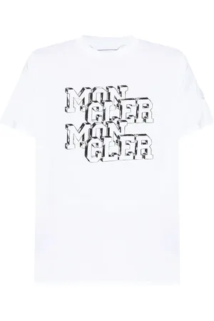 Moncler Playera con logo estampado