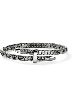 John Hardy Pulsera Spear Flex Cuff con diamante