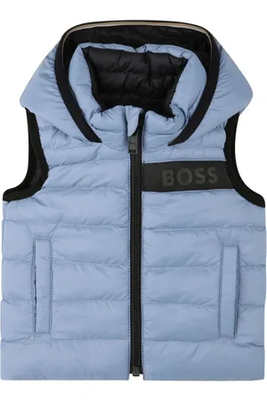 HUGO BOSS Chaleco capitonado con diseño reversible