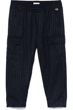 Il gufo Pants cargo con motivo de rayas diplomáticas