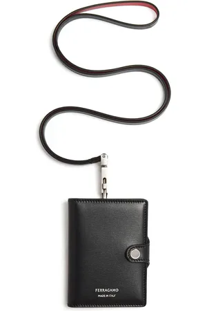 Salvatore Ferragamo Tarjetero con diseño de dos tonos
