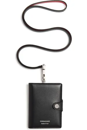 Salvatore Ferragamo Tarjetero con diseño de dos tonos