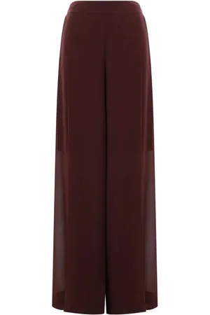 ERMANNO SCERVINO Pantalones palazzo de seda anchos