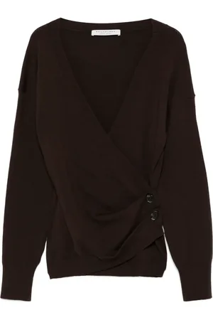 Serafini Top con detalle plisado