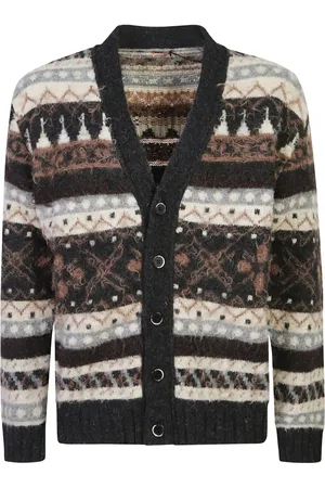 BARENA Cárdigan de tejido fair isle