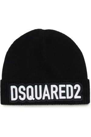 Dsquared2 Gorro tejido con logo bordado