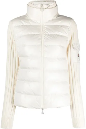 Moncler Chamarra capitonada con parche del logo