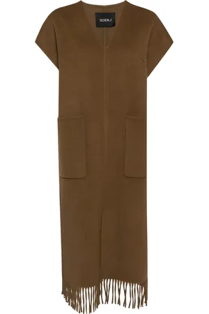 GOEN.J Vestido con doble cara y flecos