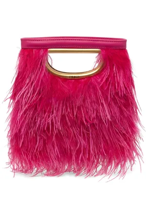 Pinko Tote con plumas
