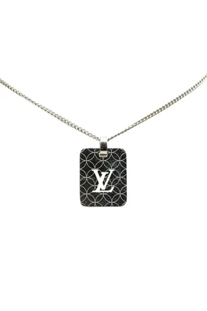LOUIS VUITTON Collar 21th Century Brass Pendentif Champs Elysees