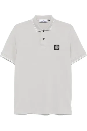 Stone Island Playera tipo polo con motivo Compass