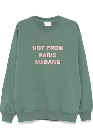 Drôle de Monsieur Sudadera con eslogan estampado
