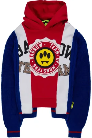 BARROW Hoodie con diseño patchwork
