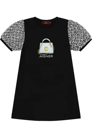 Aigner Vestido con logo estampado