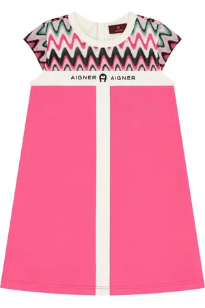 Aigner Vestido con logo bordado