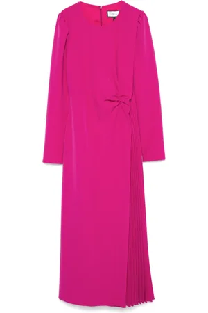 NISSA Vestido midi con pliegues
