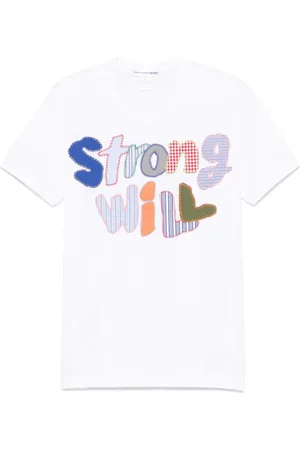 Comme des Garçons Playera Strong Will de COMME DES GARÇONS SHIRT x Fred Perry