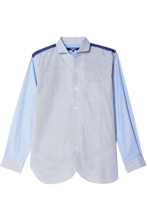 JUNYA WATANABE Camisa con diseño patchwork y motivo de rayas