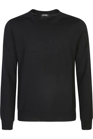 CENERE GB Suéter de tejido fino con cuello redondo