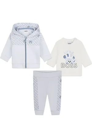 HUGO BOSS Set de tres piezas con pantalones y bordado de panda