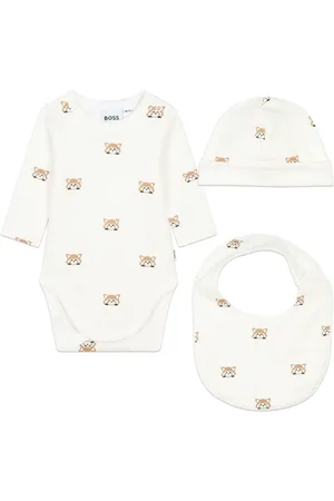 HUGO BOSS Set de tres mamelucos Red Panda