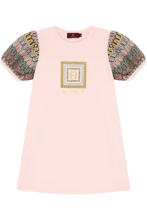 Aigner Vestido con logo estampado