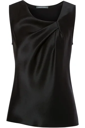 Alberta Ferretti Blusa fruncida sin mangas