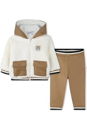HUGO BOSS Traje deportivo con diseño de dos tonos