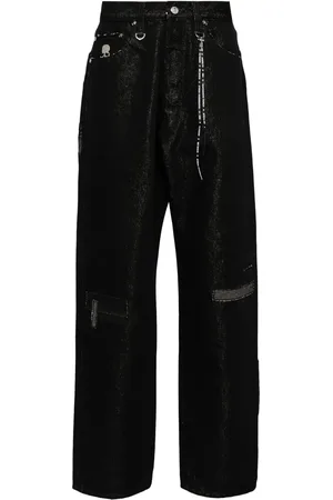 MASTERMIND Jeans con efecto metalizado