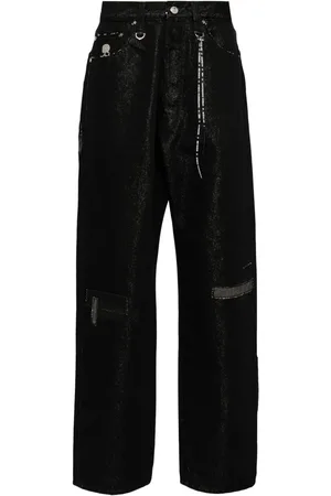MASTERMIND Jeans con efecto metalizado