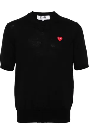Comme des Garçons Suéter con parche de corazón