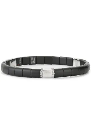 ROBERTO DEMEGLIO Pulsera Black en oro de 18kt con diamantes y cerámica