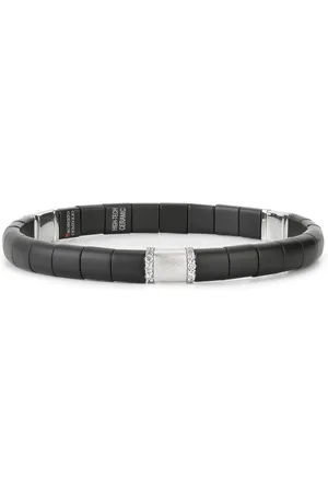 ROBERTO DEMEGLIO Pulsera Black en oro de 18kt con diamantes y cerámica