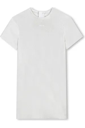HUGO BOSS Vestido estilo playera con logo