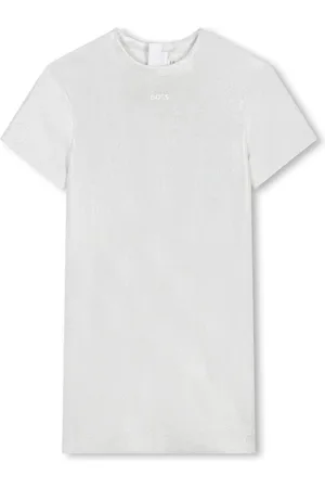 HUGO BOSS Vestido estilo playera con logo