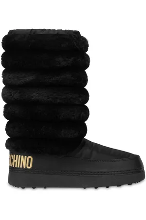 Moschino Botas texturizadas con suela gruesa