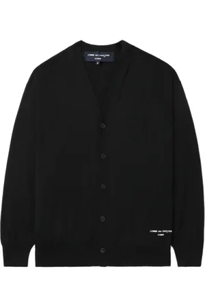 Comme des Garçons Cárdigan con logo bordado