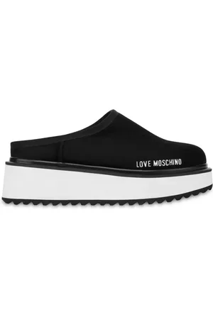 Moschino Slippers con logo estampado