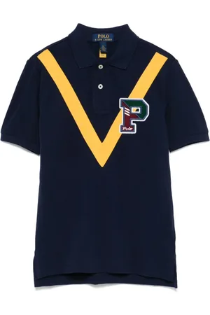 Ralph Lauren Playera tipo polo con parche del logo