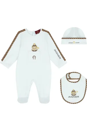 Aigner Set de mameluco con motovo de osito