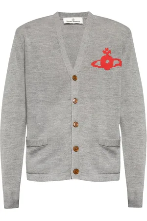 Vivienne Westwood Cárdigan tejido con logo en intarsia