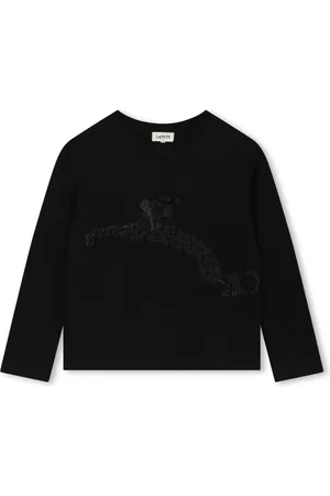 Lanvin Playera con detalles de strass