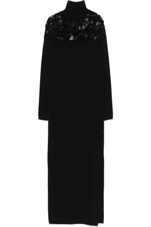Sonia by Sonia Rykiel Vestido de terciopelo con detalle de encaje