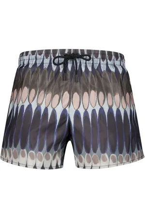 COMMAS Shorts de playa con estampado gráfico