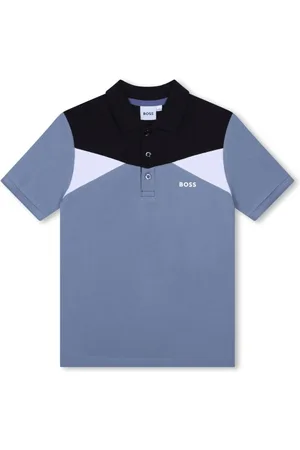 HUGO BOSS Playera tipo polo con diseño color block