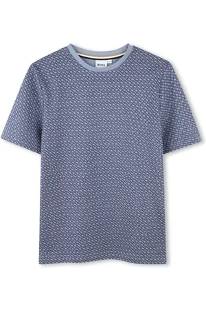 HUGO BOSS Playera con monograma estampado