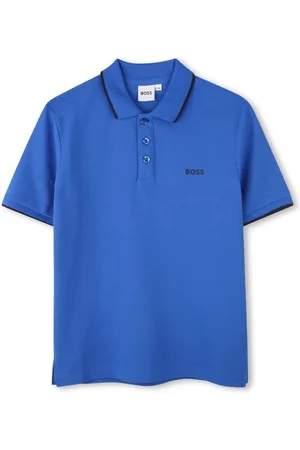 HUGO BOSS Playera tipo polo con logo estampado